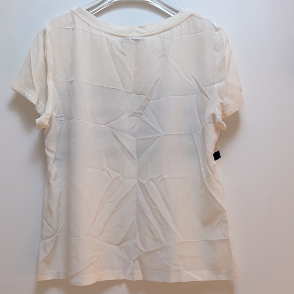 Banana Republic silk striped tee - Picture 5 of 6